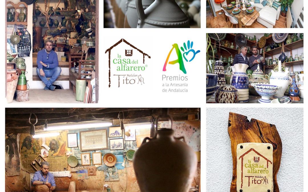 Melchor Tito galardonado en los Premios de Artesanía de Andalucía por su proyecto de La Casa del Alfarero